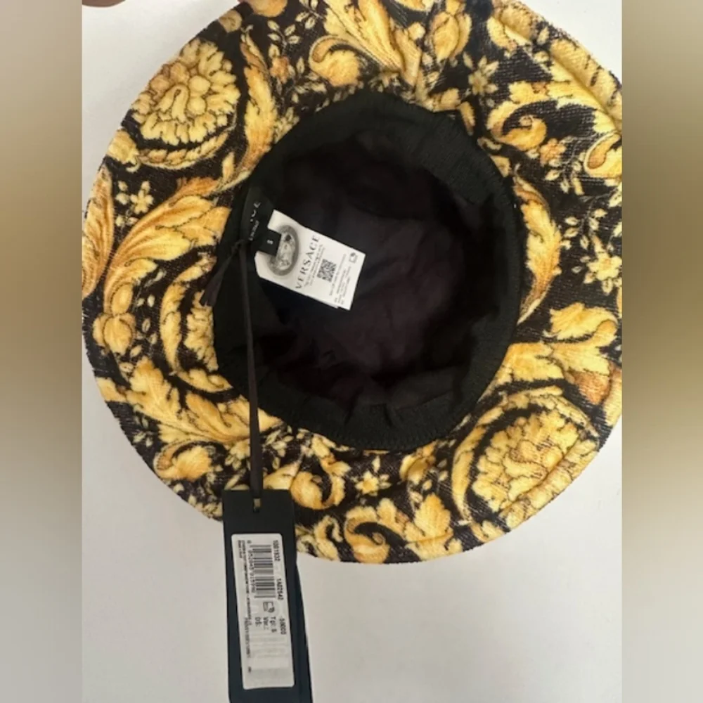 Versace Black and Gold Bucket Hat - Picture 2 of 4
